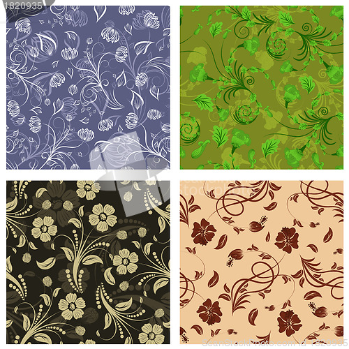 Image of seamless floral pattern