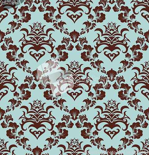 Image of seamless damask pattern