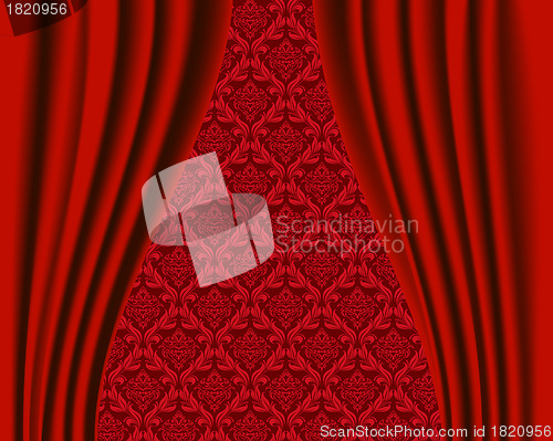 Image of seamless damask pattern