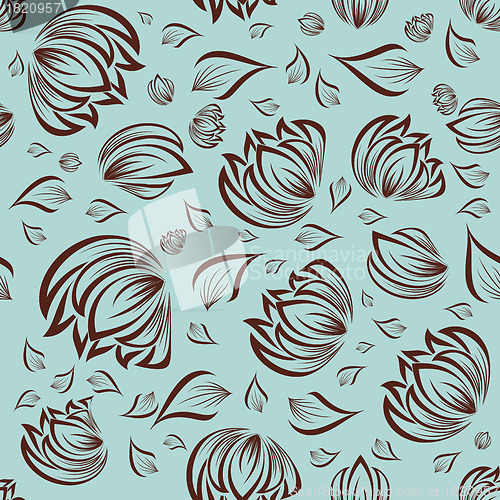 Image of seamless floral pattern