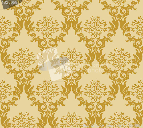 Image of seamless damask pattern