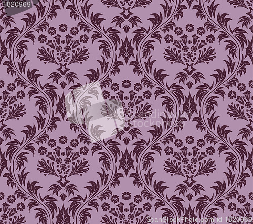 Image of seamless damask pattern