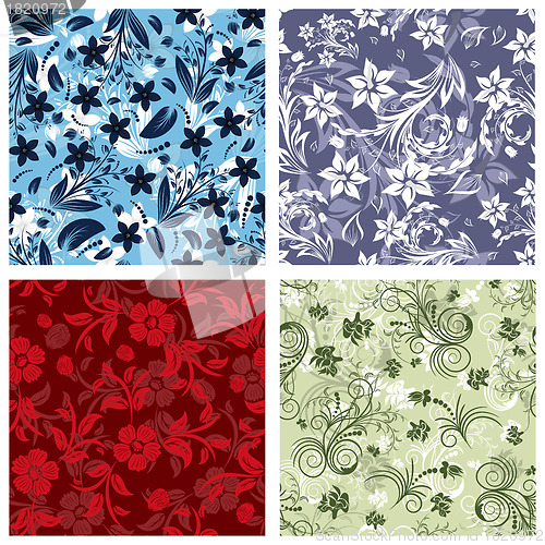 Image of seamless floral pattern