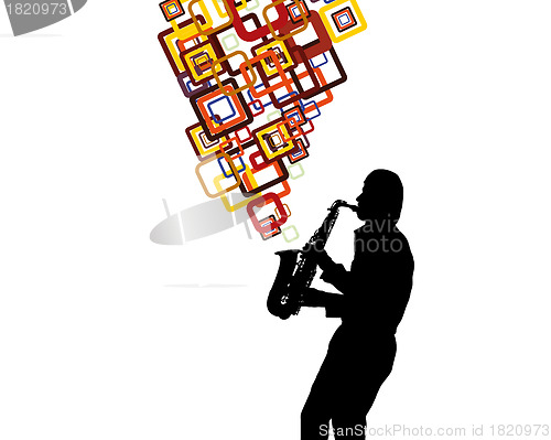 Image of saxophonist