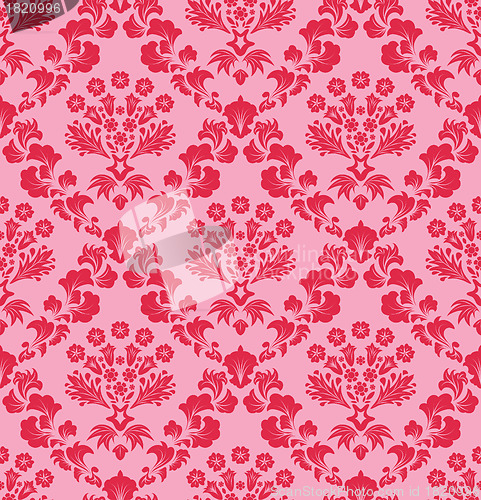 Image of seamless damask pattern