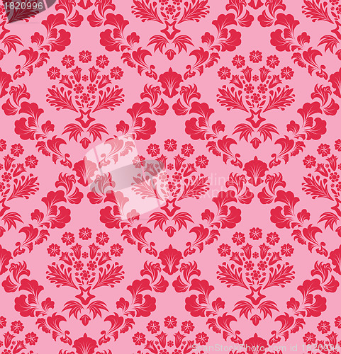 Image of seamless damask pattern