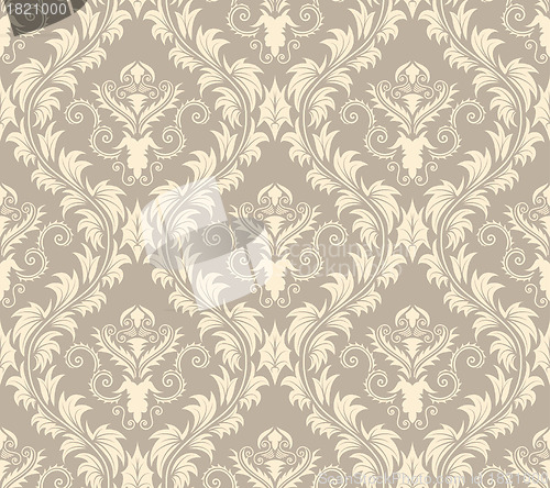 Image of seamless damask pattern