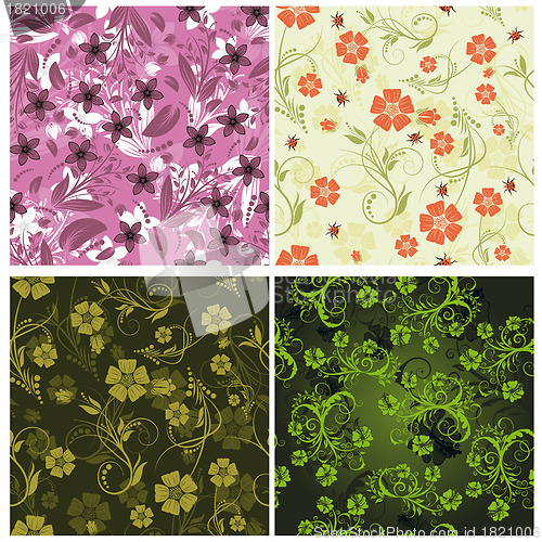 Image of seamless floral pattern