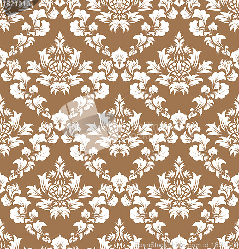 Image of seamless damask pattern