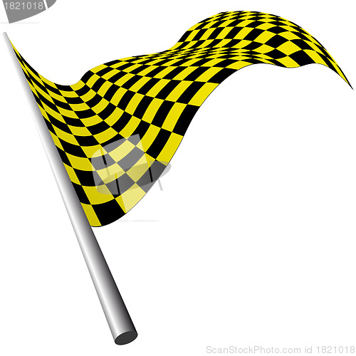 Image of checked flags