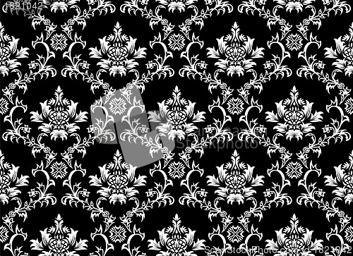 Image of seamless damask pattern