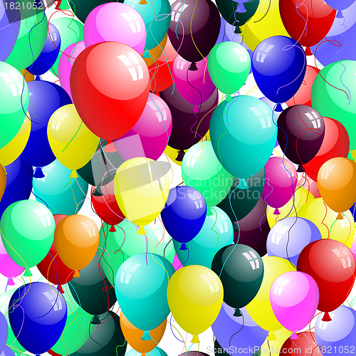 Image of seamless balloons