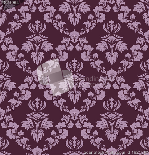 Image of seamless damask pattern