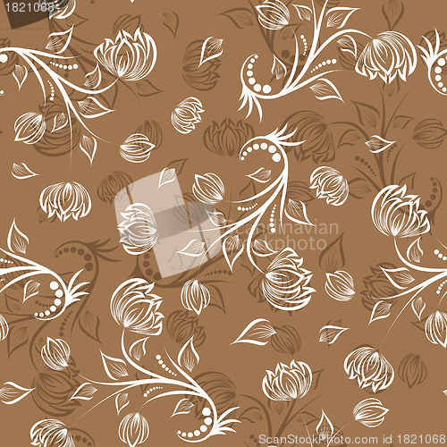 Image of seamless floral pattern
