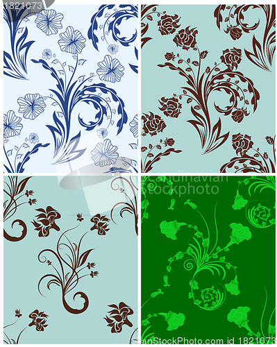 Image of seamless floral pattern