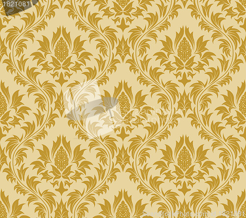 Image of seamless damask pattern