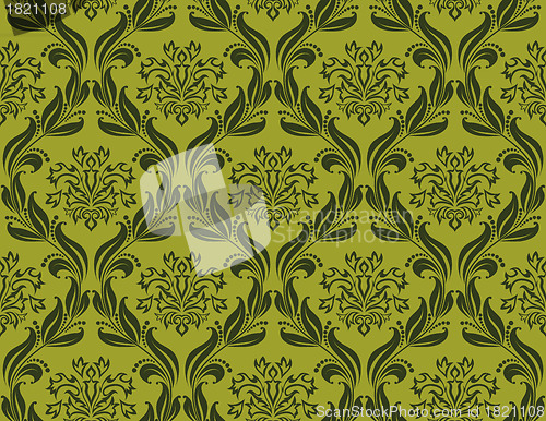 Image of seamless damask pattern