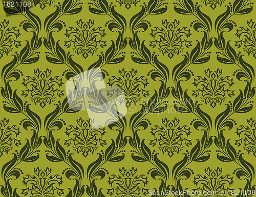 Image of seamless damask pattern