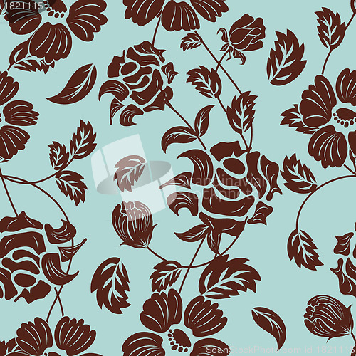 Image of seamless floral pattern