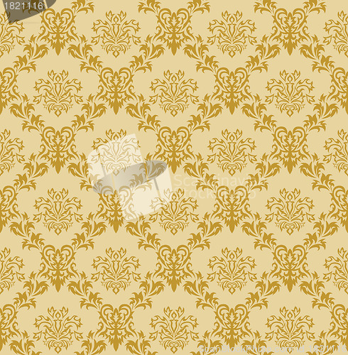 Image of seamless damask pattern