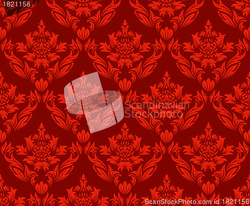 Image of seamless damask pattern