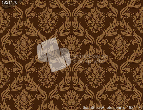 Image of seamless damask pattern