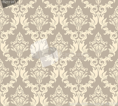 Image of seamless damask pattern