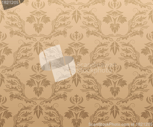 Image of seamless damask pattern