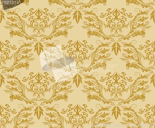 Image of seamless damask pattern