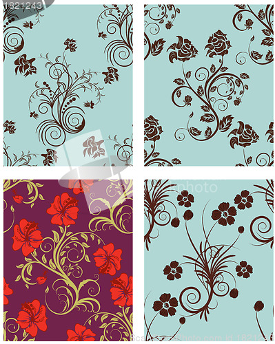 Image of seamless floral pattern