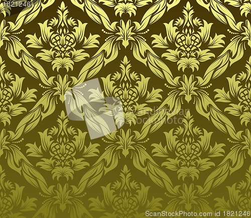 Image of seamless damask pattern