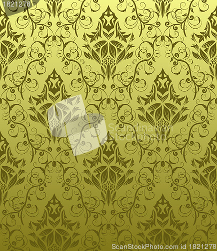 Image of seamless damask pattern