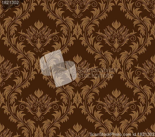 Image of seamless damask pattern