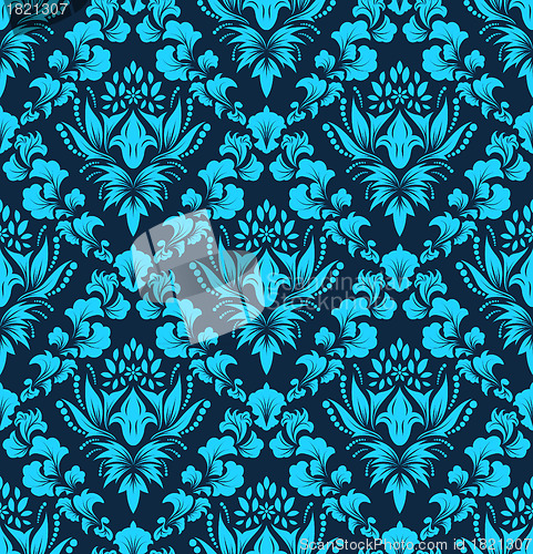 Image of seamless damask pattern