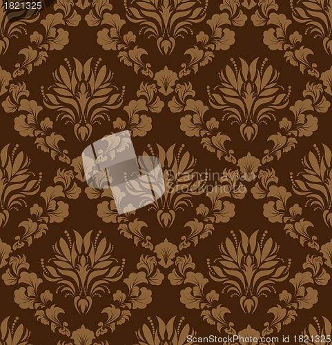 Image of seamless damask pattern