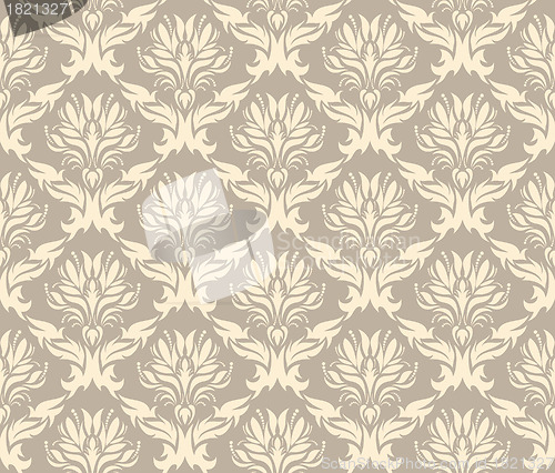 Image of seamless damask pattern