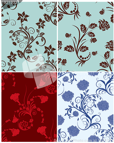 Image of seamless floral pattern