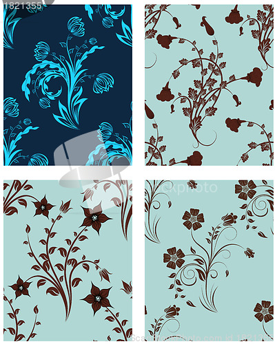 Image of seamless floral pattern