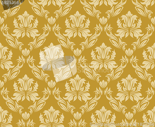 Image of seamless damask pattern