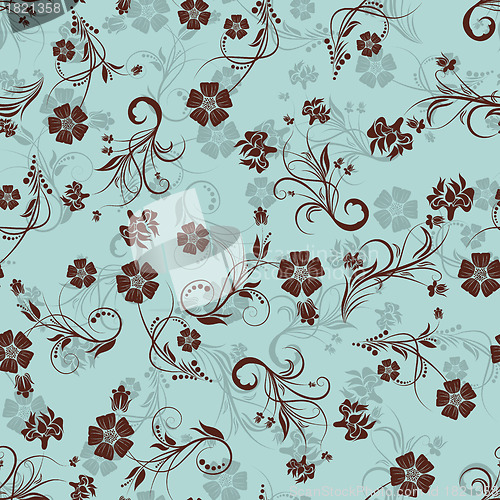 Image of seamless floral pattern