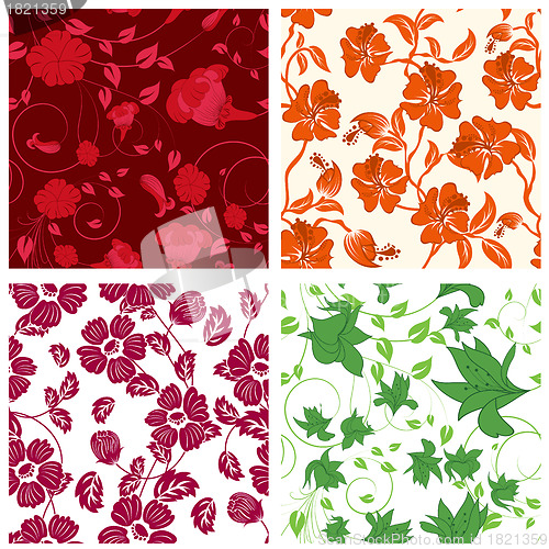 Image of seamless floral pattern