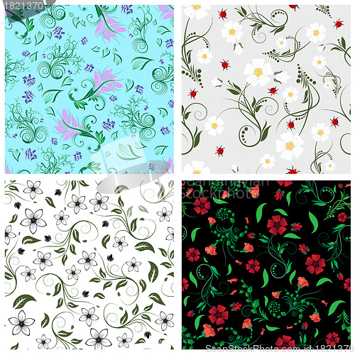 Image of seamless floral pattern