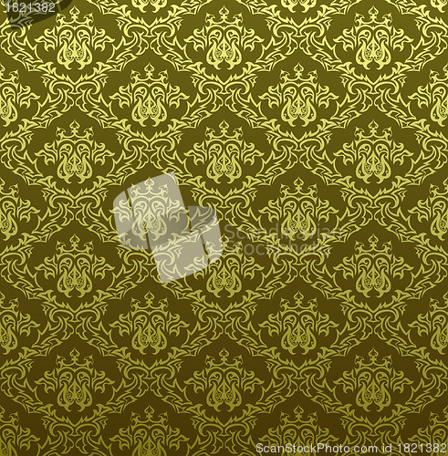 Image of seamless damask pattern