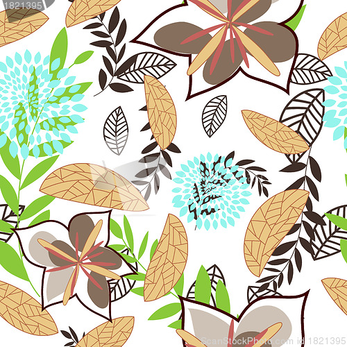 Image of seamless floral pattern