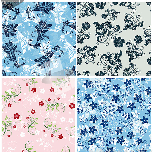 Image of seamless floral pattern