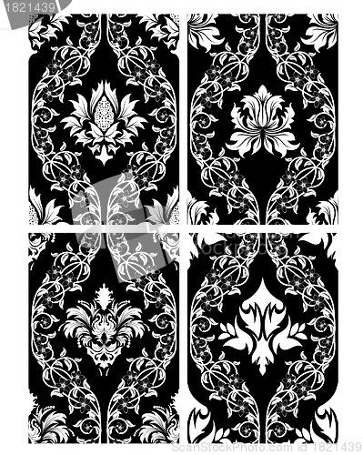 Image of seamless damask pattern