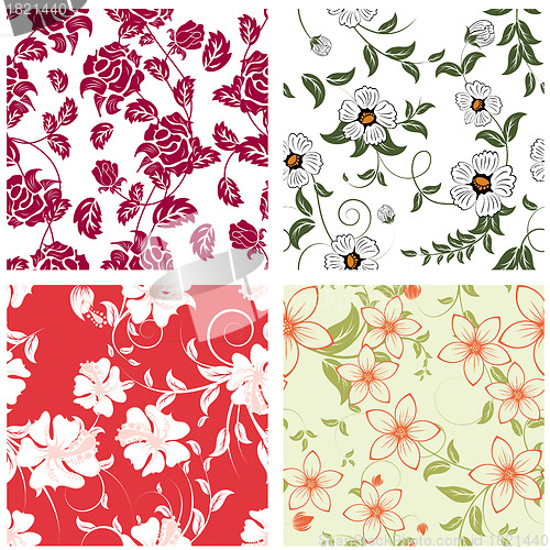 Image of seamless floral pattern