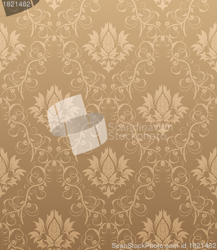 Image of seamless damask pattern