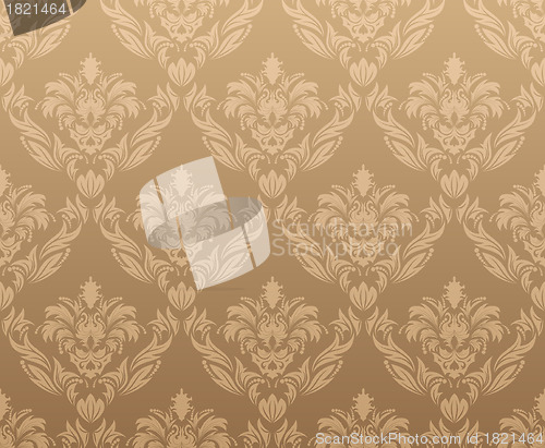 Image of seamless damask pattern