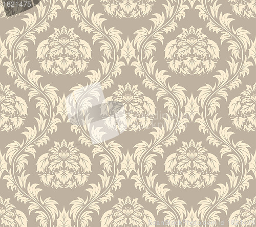 Image of seamless damask pattern